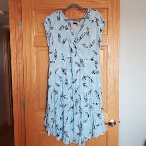 Torrid Feather Print Dress